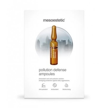 Mesoestetic pollution defense ampoules - antyoksydacyjna ampułka chroniąca przed zanieczyszczeniami i szkodliwymi czynnikami