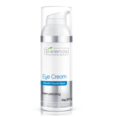 Bielenda Professional Eye Cream - wygładzający i rozświetlający krem pod oczy z filtrem ochronnym SPF 15