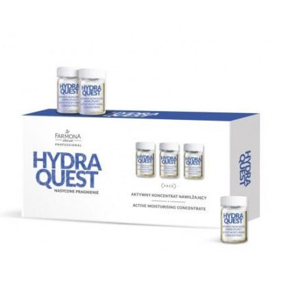 Farmona Professional Hydra Quest to nawilżające ampułki o działaniu anti-aging do sonoforezy z dobrymi opiniami