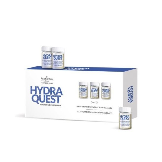 Farmona Professional Hydra Quest to nawilżające ampułki o działaniu anti-aging do sonoforezy z dobrymi opiniami