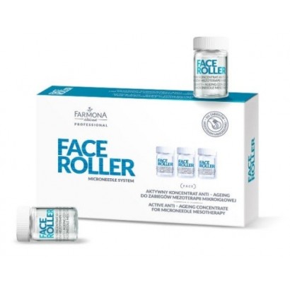 Farmona Face Roller to ampułki przeciwzmarszczkowe zapewniające efekt anti aging do zabiegów mezoterapii na twarz
