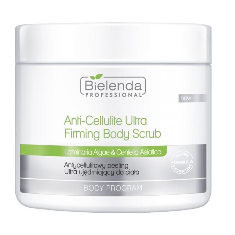 Bielenda Professional Anti-Cellulite - antycellulitowy peeling do ciała dla skóry szczególnie wymagającej ujędrnienia z algami