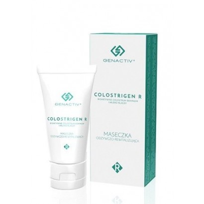 Colostrigen R maska z colostrum bovinum i kwasem hialuronowym o właściwościach odżywczo rewitalizujących do pielęgnacji skóry
