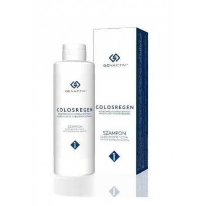 ColosRegen to szampon dermokosmetyczny z colostrum bovinum o pozytywnej opinii na temat wzmocnienia cebulek włosów