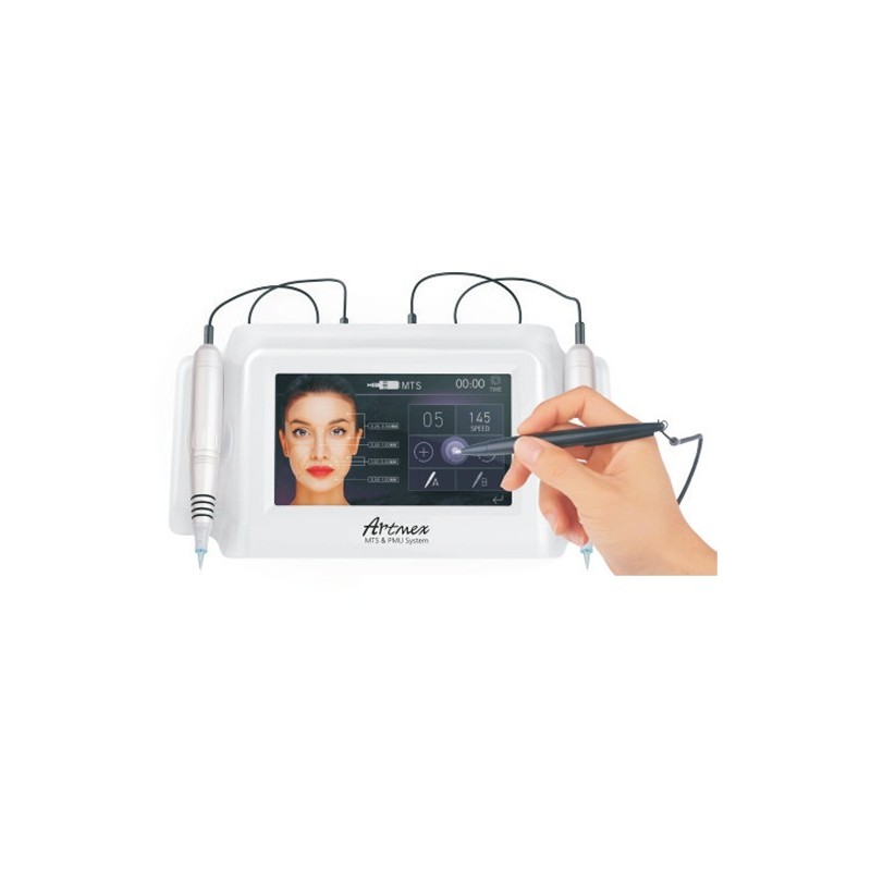 Artmex V8 to maszyna do makijażu permanentnego i innych procedur kosmetycznych mikronakłuwających skórę