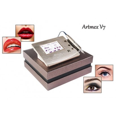 Artmex V7 to urządzenie do wykonywania trwałego makijażu (rzęs, brwi i ust) na twarzy