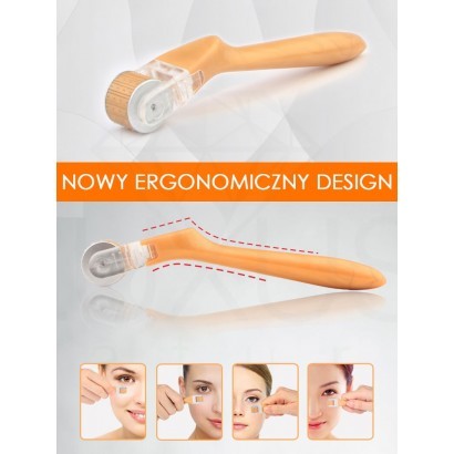 Urządzenie kosmetyczne z nowym ergonomicznym designem do zabiegów mikronakłuwających skórę