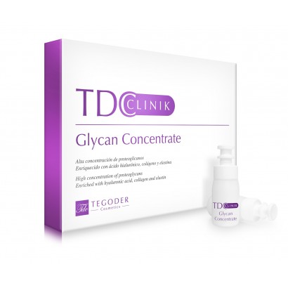 TDC Glycan Concentrate proteoglikanowe ampułki z kolagenem, elastyną i kwasem hialuronowym do mezoterapii na twarz