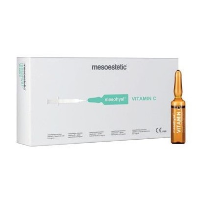 Mesoestetic mesohyal  Vitamin C - rozjaśniający koncentrat z kwasem askorbinowym (witaminą C) do mezoterapii igłowej skóry