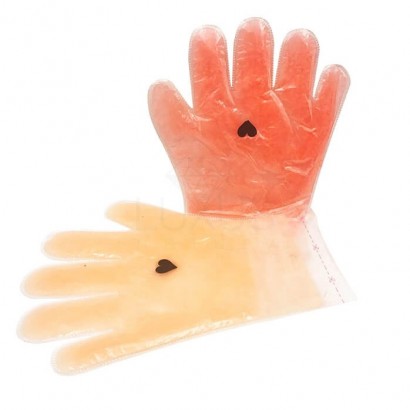 Rękawice w środku zawierają parafinę do rąk o właściwościach zdrowotnych i pielęgnacyjnych