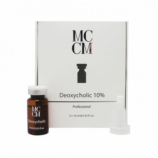 Ampułka MCCM z kwasem dezoksycholowym pomaga w kształtowaniu konturów ciała