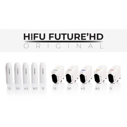 5 rodzajów kartridży zabiegowych do HIFU Future HD Original