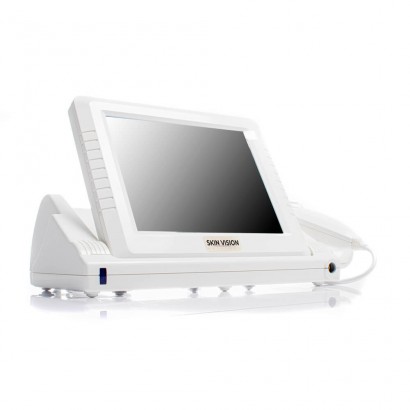 Urządzenie diagnozujące posiada 8-calowy monitor LCD i jest idealny do gabinetu kosmetycznego lub medycyny estetycznej