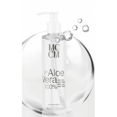 Kojący żel aloesowy (Aloe Vera 100%) marki MCCM do regeneracji skóry szczególnie po zabiegach kosmetycznych