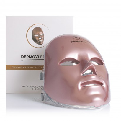 Bezprzewodowa maska DERMO 7 LED MASK