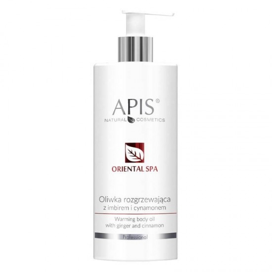 APIS Oriental SPA relaksująca i rozgrzewająca oliwka do masażu ciała z olejkiem arganowym, imbirem i cynamonem