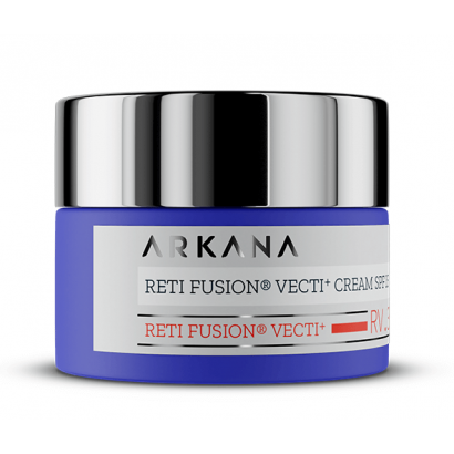 Krem Reti Fusion Vecti+ Cream zawiera substancje Vecticell Retinol, która wpływa na zmarszczki i gęstość skóry