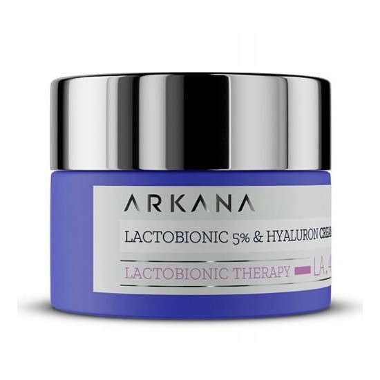 Arkana Lactobionic 5% & Hyaluron Cream to skuteczny dermokrem do odnowy skóry