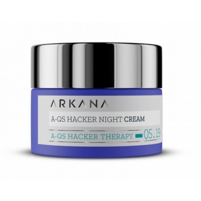 Do normalizacji procesu złuszczania użyj krem na noc - Arkana A-QS Hacker Night Cream