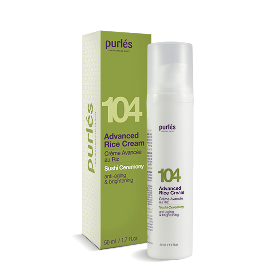 Purles Advanced Rice Cream 104 to niezwykła formuła kremu do ujędrnienia, regeneracji i nawilżenia skóry