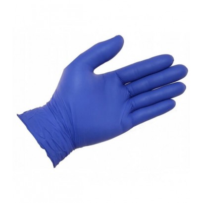 Jednorazowe rękawice z wytrzymałego nitrylu w rozmiarze L