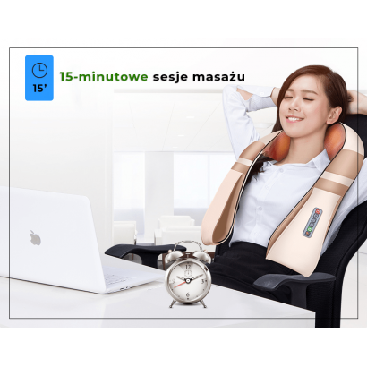 Zalecany czas trwania masażu Shiatsu to 15 minut