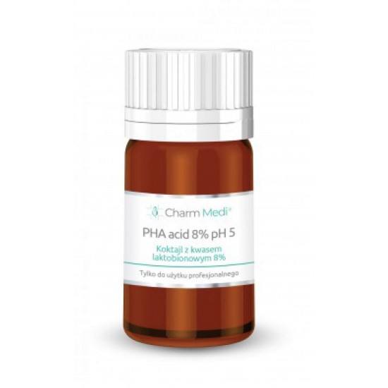 Charm Medi PHA acid 8% pH 5 to ampułka z kwasem laktobionowym i hialuronowym do nawilżenia
