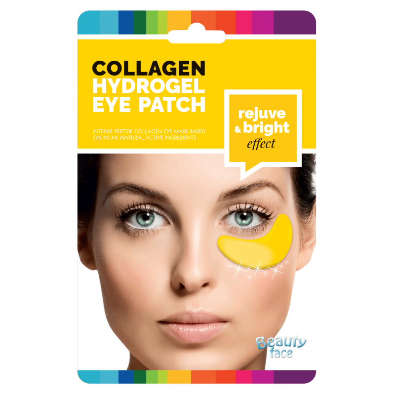 Collagen Hydrogel Eye Patch Rejuve & Bright Effect to plastry o silnym działaniu rozświetlającym