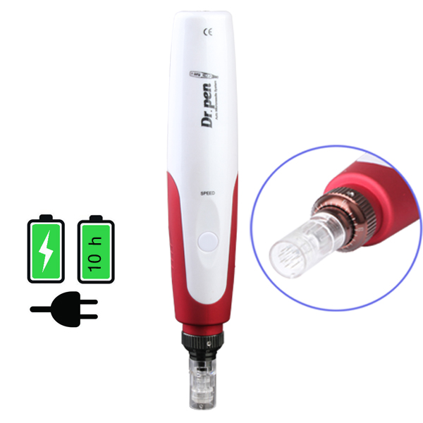 Derma Stamp Electric Pen My-M posiada automatyczną kontrolę głębokości nakłucia