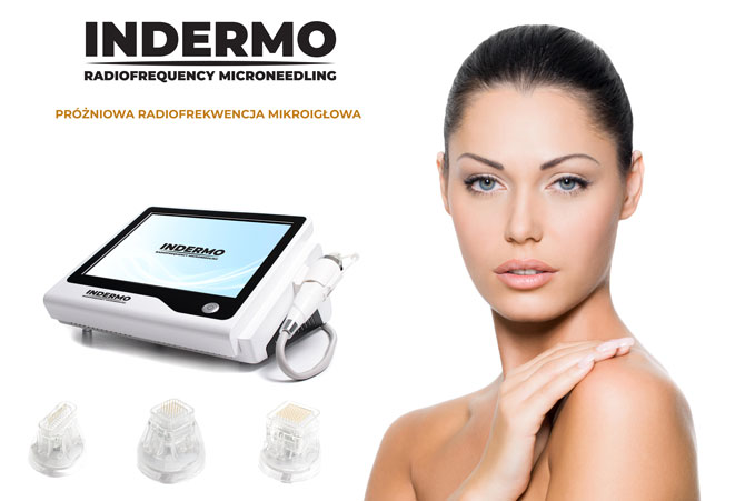 Urządzenie Indermo Radiofrequency Microneedling zapewnia spektakularne efekty zabiegowe w gabinecie kosmetologicznym