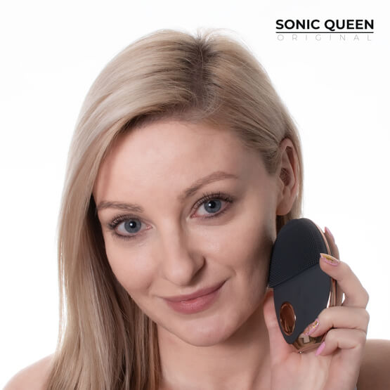 Bezprzewodowa szczoteczka Sonic Queen służy do dogłębnego czyszczenia twarzy
