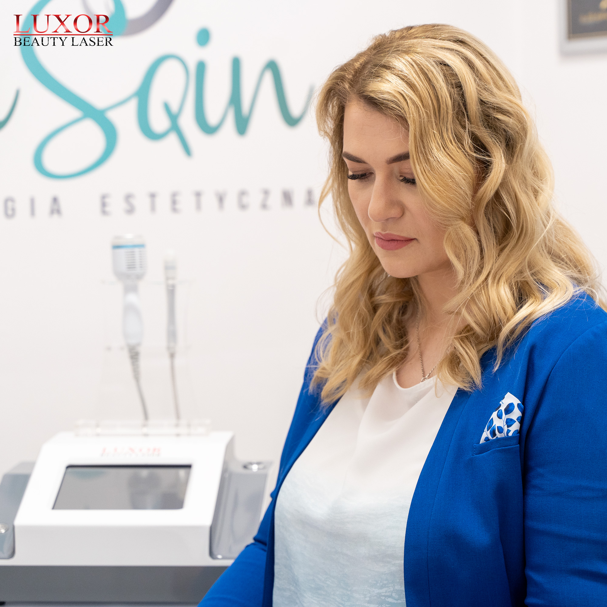 Prowadzimy szkolenie kosmetologiczne z obsługi maszyny Luxor Beauty Laser z dojazdem do klienta, w tym przypadku gabinetu w Czubrowicach