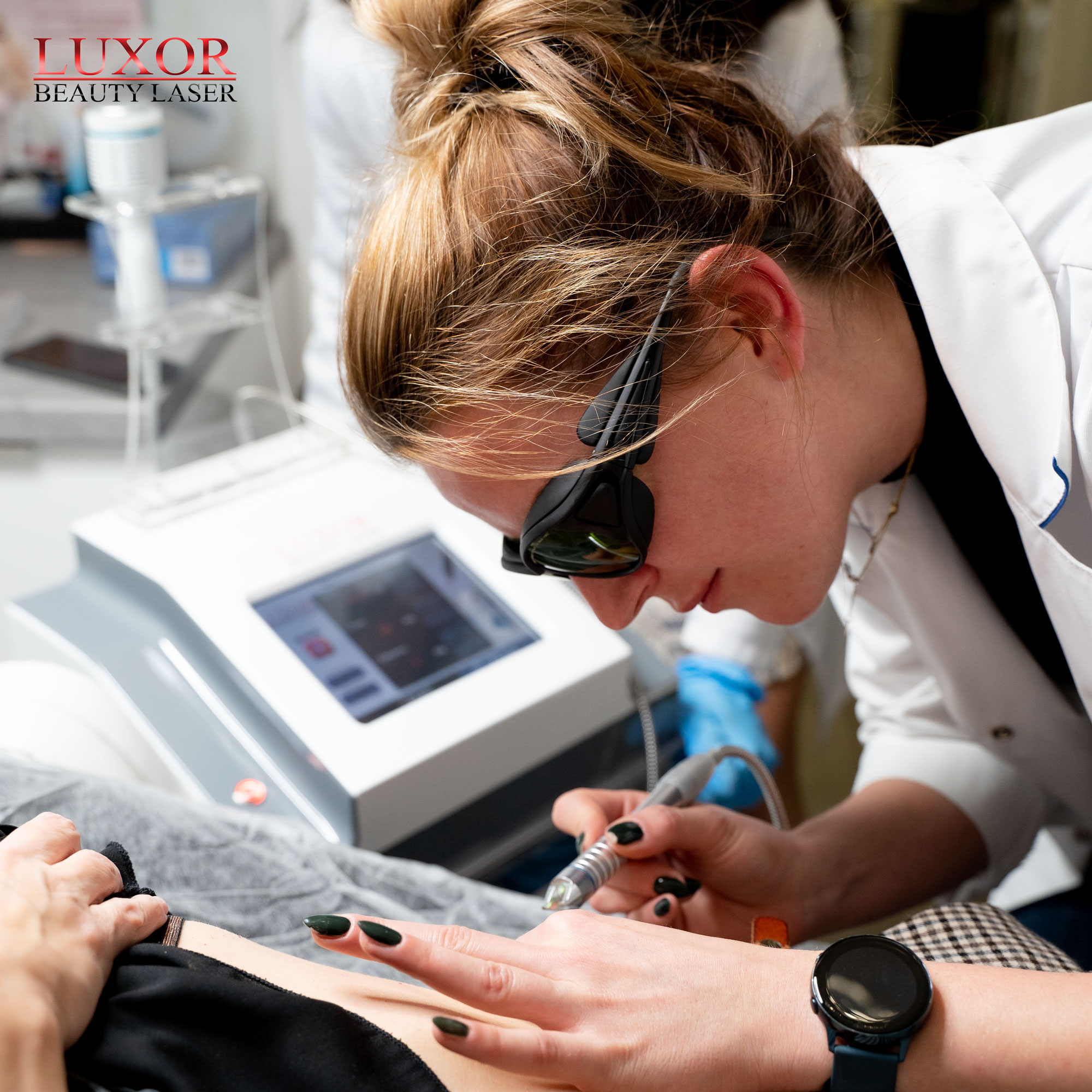 Maszyna Luxor Beauty Laser gwarantuje skuteczne zabiegi, w celu leczenia zmian naczyniowych